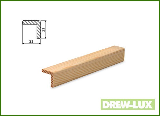 Kątownik sosnowy 2,1 x 2,1 (2-2,45)